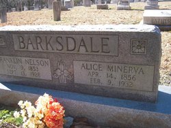 Alice Minerva <I>Brown</I> Barksdale 