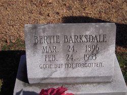 Bertie Barksdale 