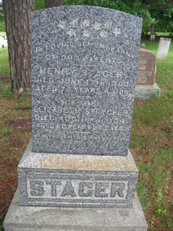 Elizabeth <I>Strycker</I> Stager 