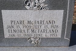 Elnora Florence <I>McLemore</I> McFarland 