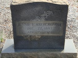 Jennie E <I>Hill</I> Abercrombie 
