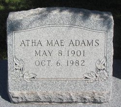 Atha Mae <I>Moorehead</I> Adams 
