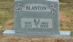 Benjamin Johnnie “BJ” Blanton 
