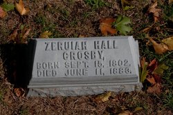 Zeruiah <I>Hall</I> Crosby 