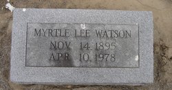 Myrtle Lee <I>Boswell</I> Watson 