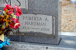 Roberta <I>Adams</I> Adams Hardman 