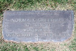 Norma Kathleen <I>York</I> Greenway 