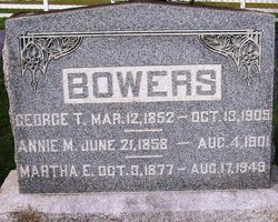 Annie Mary <I>Smith</I> Bowers 