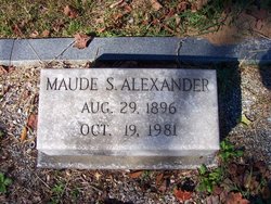 Maude <I>Smith</I> Alexander 