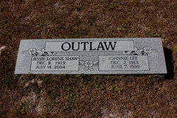 Jessie Lorene <I>Shaw</I> Outlaw 