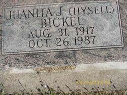 Juanita Joyce <I>Hysell</I> Bickel 