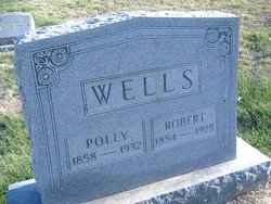 Mary Letecia Ann “Polly” <I>Wallace</I> Wells 