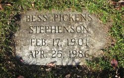 Bess Pickens <I>Norton</I> Stephenson 