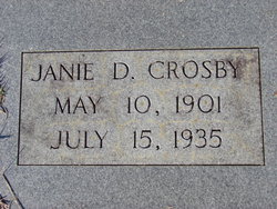 Janie <I>Denmark</I> Crosby 