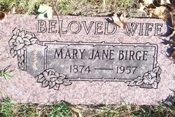 Mary Jane <I>Hoar</I> Birge 