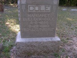 Margaret Emma “Maggie” <I>Bullock</I> Cole 