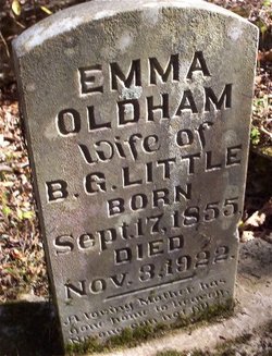 Emma Sarah <I>Oldham</I> Little 