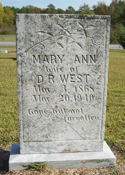 Mary Ann <I>Stone</I> West 