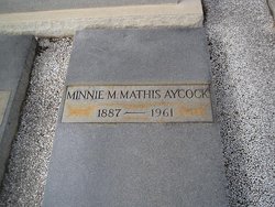 Mattie Mae <I>Mathis</I> Aycock 
