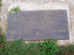 Clarence J Adams 