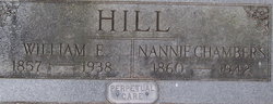Nannie <I>Chambers</I> Hill 