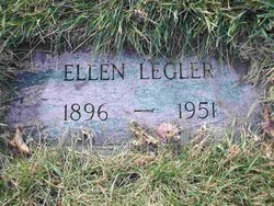 Ellen “Nellie” <I>Geraghty</I> Legler 