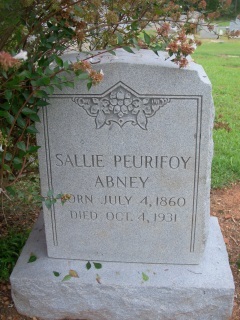 Sallie <I>Peurifoy</I> Abney 