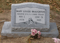 Mary Louise <I>Straley</I> Braughton 