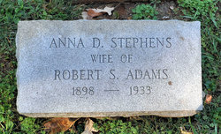 Anna D <I>Stephens</I> Adams 
