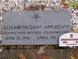 Elizabeth <I>Gant</I> Applegate 