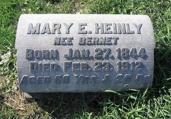 Mary <I>Bernet</I> Heinly 