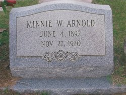 Minnie Lee <I>Wisenbaker</I> Arnold 