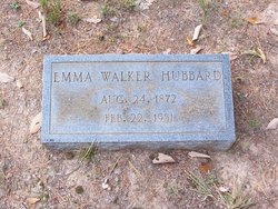 Emma Jones <I>Walker</I> Hubbard 