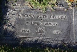 Virginia Ruth <I>Fiddament</I> Debord 