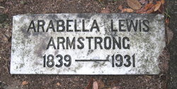 Arabella Lewis <I>Hornsby</I> Armstrong 