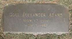 Joel Alexander Adams 
