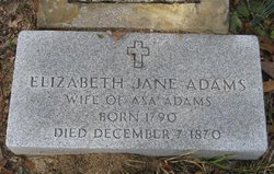 Elizabeth Jane Adams 