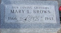 Mary Luitisa “Molly” <I>Fogleman</I> Brown 