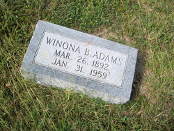 Winona Bernice Adams 