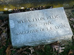 Myra <I>Lyon</I> Byers 