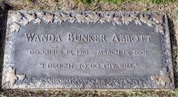 Wanda <I>Bunker</I> Abbott 