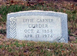 Mrs. Effie <I>Garner</I> Corder 
