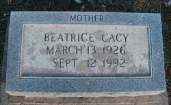 Beatrice <I>Sexton</I> Cacy 