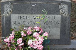 Texie <I>Wofford</I> Blassingame Vernon 