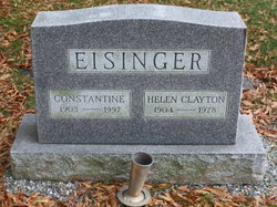 Helen Clayton <I>Latterner</I> Eisinger 
