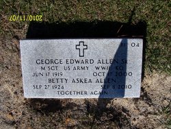 MSGT George Edward Allen Sr.
