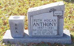 Ruth <I>Hogan</I> Anthony 
