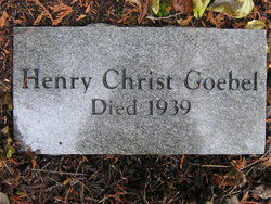 Henry Christ Goebel 