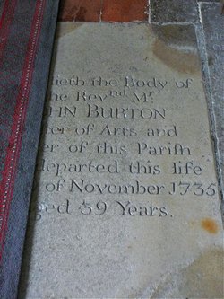 Rev John Burton 