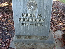 Marie Magretha “Maggie” <I>Wickman</I> Birmingham 